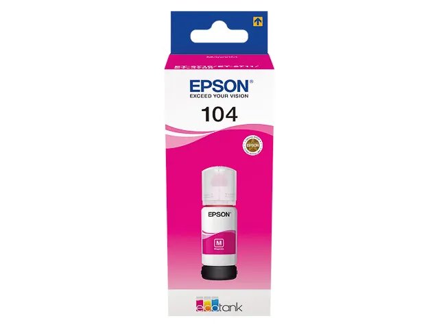 Epson 104 EcoTank Magenta ink bottle