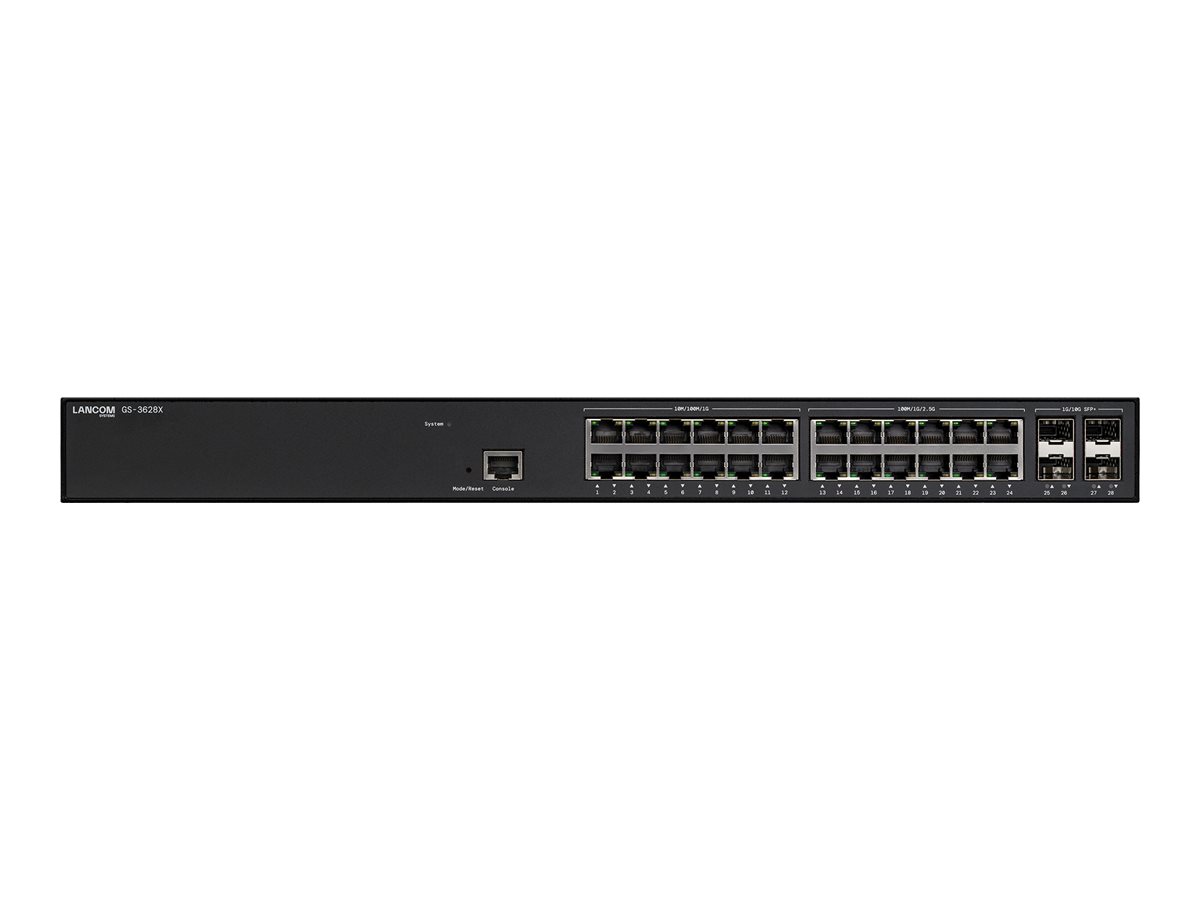 LANCOM GS-3628X Managed L2/L3 1U Schwarz