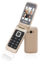 Olympia Luna - Klappgehäuse - Dual-SIM - 6,1 cm (2.4 Zoll) - Bluetooth - 600 mAh - Gold