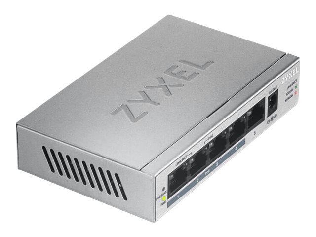 ZyXEL GS1005HP - Switch - unmanaged - 4 x 10/100/1000 (PoE+)