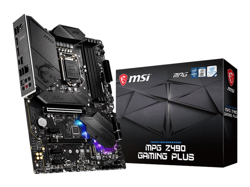 MSI MPG Z490 CARBON EK X - Motherboard - ATX - LGA1200-Sockel - Z490 Chipsatz - USB-C Gen2, USB 3.2 Gen 1, USB 3.2 Gen 2, USB-C Gen 2x2 - 2.5 Gigabit LAN, Wi-Fi, Bluetooth - Onboard-Grafik (CPU erforderlich)