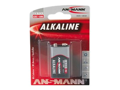 1 Ansmann Alkaline 9V-Block red-line               1515-0000
