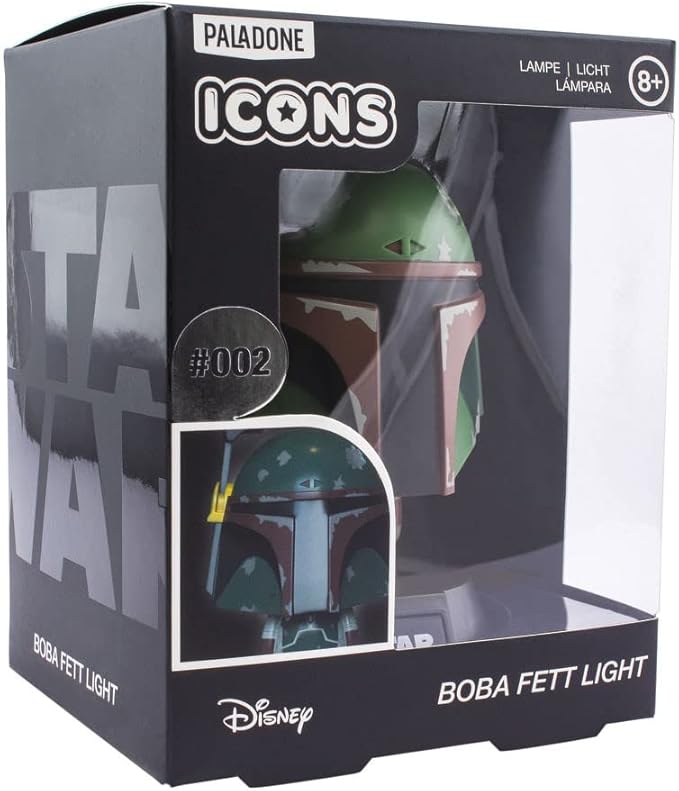 Paladone Bobba Fett Icon Light BDP - Umgebungsbeleuchtung - Mehrfarbig - Kunststoff - Badezimmer - Kinderzimmer - Akku - AAA Paladone Bobba Fett Icon Light BDP - Umgebungsbeleuchtung - Mehrfarbig - Kunststoff - Badezimmer - Kinderzimmer - Akku - AAA