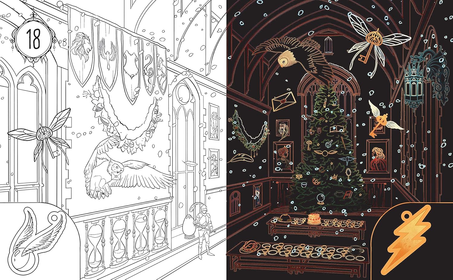 Harry Potter - Kritzel-Kratzel Zauberwelt Adventskalender - Inoffizielle Fan Art zu Harry Potter