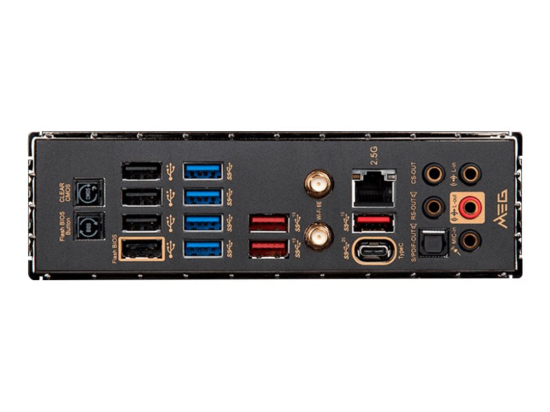 MSI MEG X570S ACE MAX - Motherboard - ATX - Socket AM4 - AMD X570 Chipsatz - USB-C Gen2, USB 3.2 Gen 1, USB 3.2 Gen 2, USB-C Gen 2x2 - 2.5 Gigabit LAN, Wi-Fi, Bluetooth - HD Audio (8-Kanal)