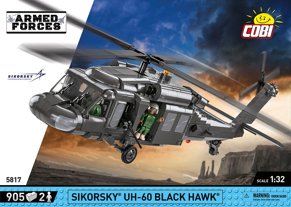 COBI-5817 - Konstruktionsspielzeug - 905 PCS ARMED FORCES SIKORSKY BLACK HAWK 893 KL.