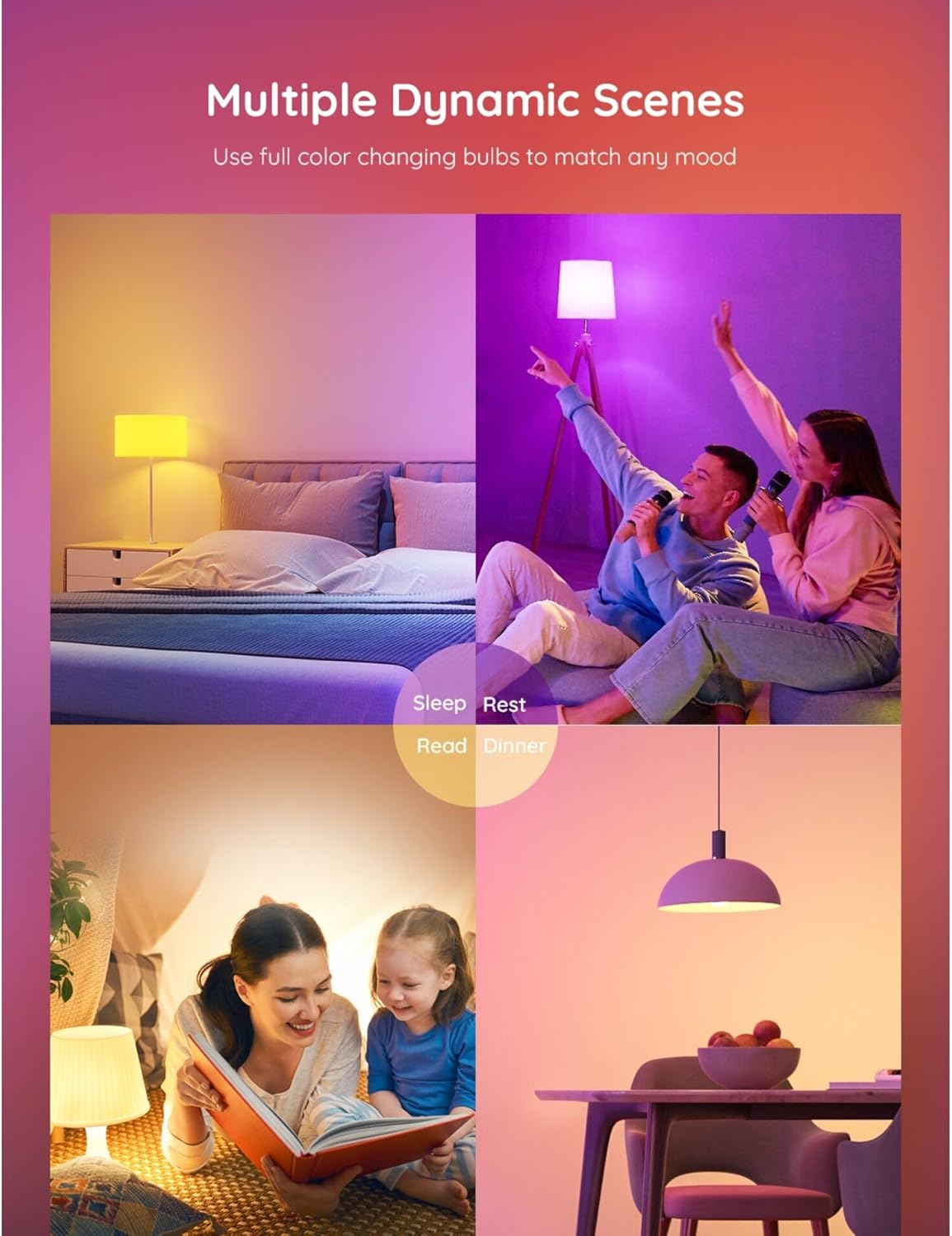 Govee RGBWW Smart LED Light Bulb E27 800 Lumen