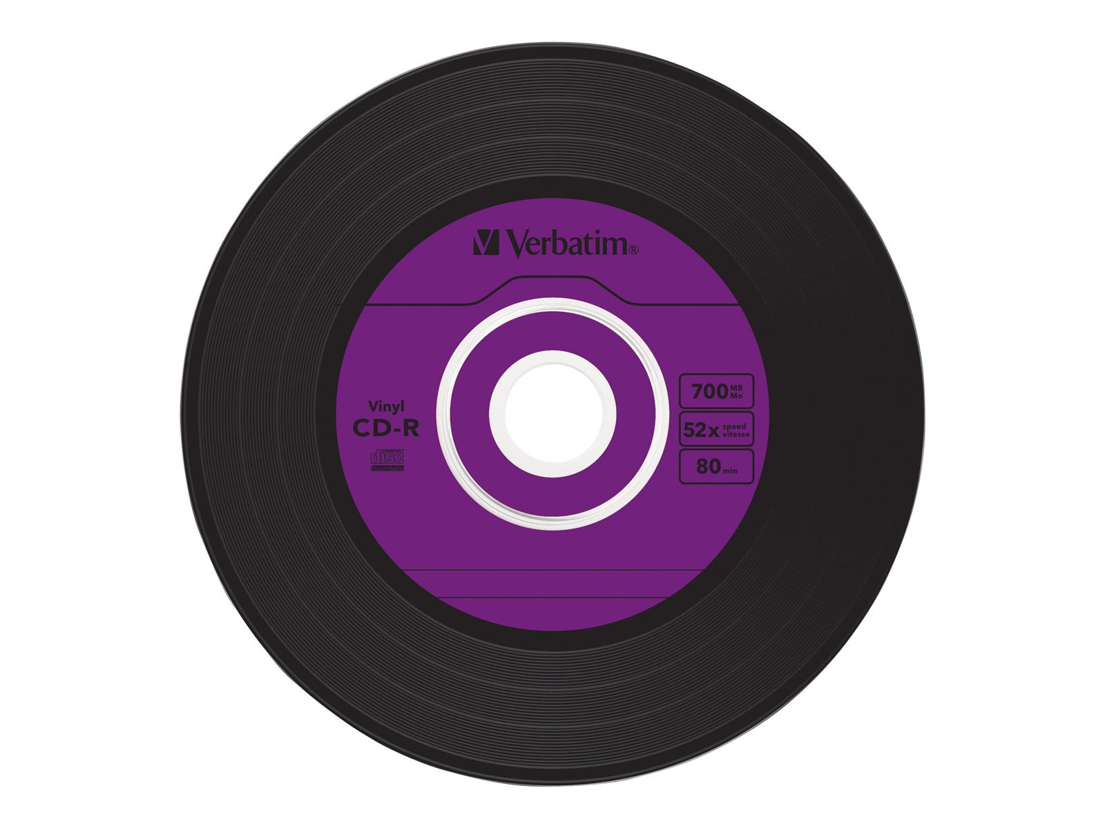 Verbatim CD-R AZO Data Vinyl 700 MB 52x 10 Stück(e) Verbatim CD-R AZO Data Vinyl 700 MB 52x 10 Stück(e)