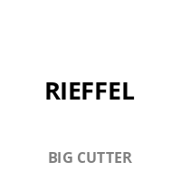Rieffel Cutter-Messer 18mm Klinge robuststarr Silber-Schwarz