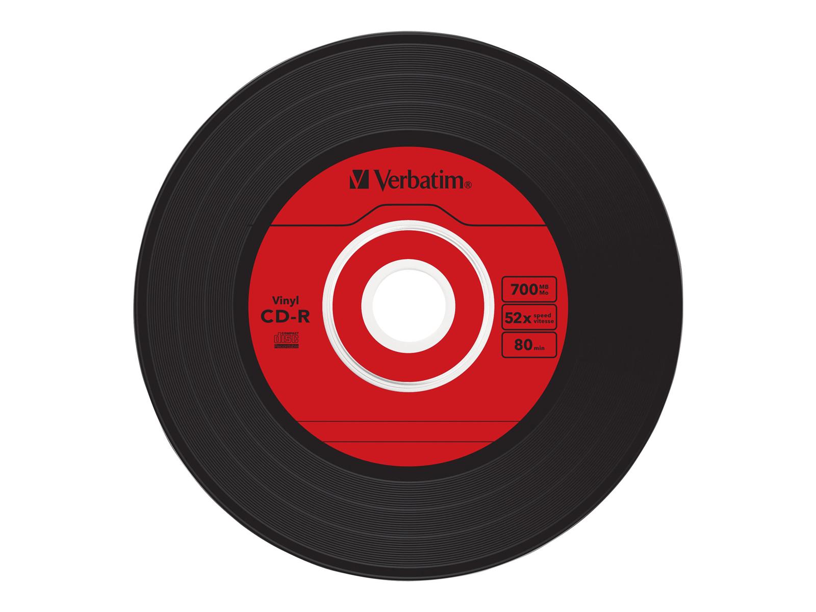 Verbatim CD-R AZO Data Vinyl 700 MB 52x 10 Stück(e) Verbatim CD-R AZO Data Vinyl 700 MB 52x 10 Stück(e)