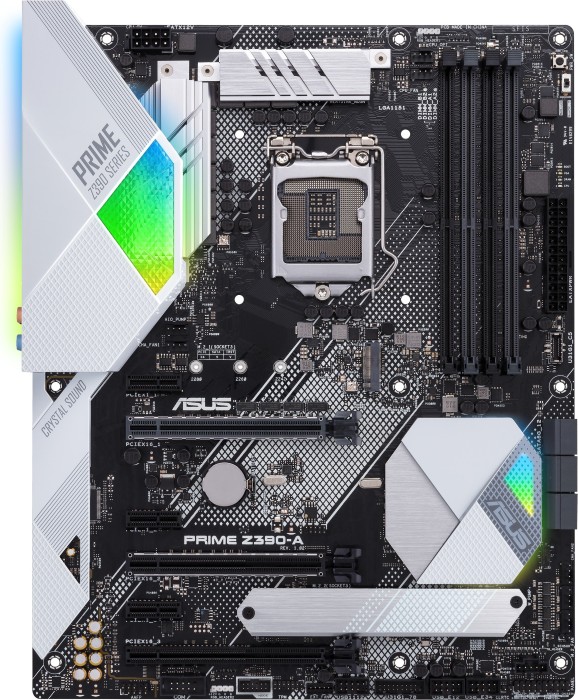 ASUS PRIME Z390-A - Motherboard - ATX - LGA1151 Socket - Z390 Chipsatz - USB 3.1 Gen 1, USB-C Gen2, USB 3.1 Gen 2 - Gigabit LAN - Onboard-Grafik (CPU erforderlich)