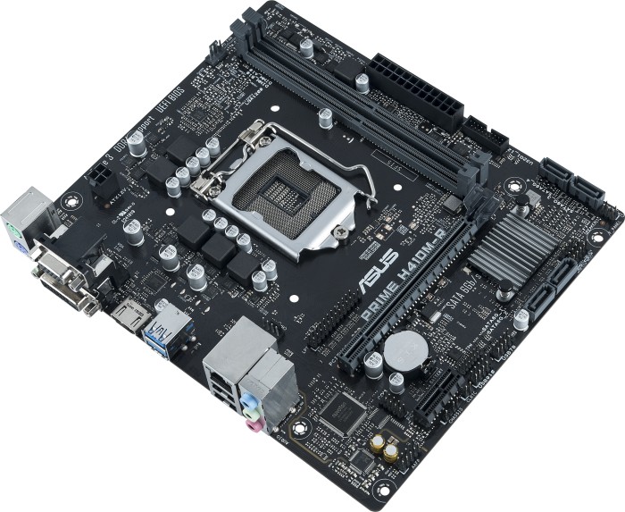 ASUS PRIME H410M-R - Motherboard - micro ATX - LGA1200-Sockel - H410 Chipsatz - USB 3.2 Gen 1 - Gigabit LAN - Onboard-Grafik (CPU erforderlich)