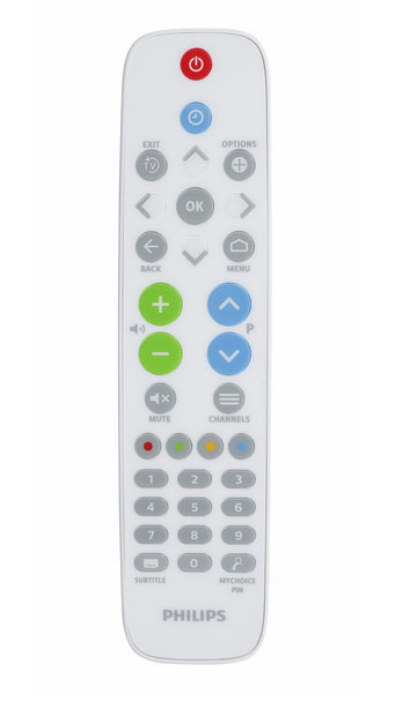Philips 22AV1604B Fernbedienung TV Drucktasten