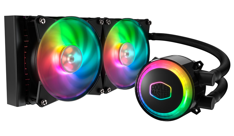 Cooler Master MASTERLIQUID ML240R RGB Prozessor All-in-One-Flüssigkeitskühler Schwarz
