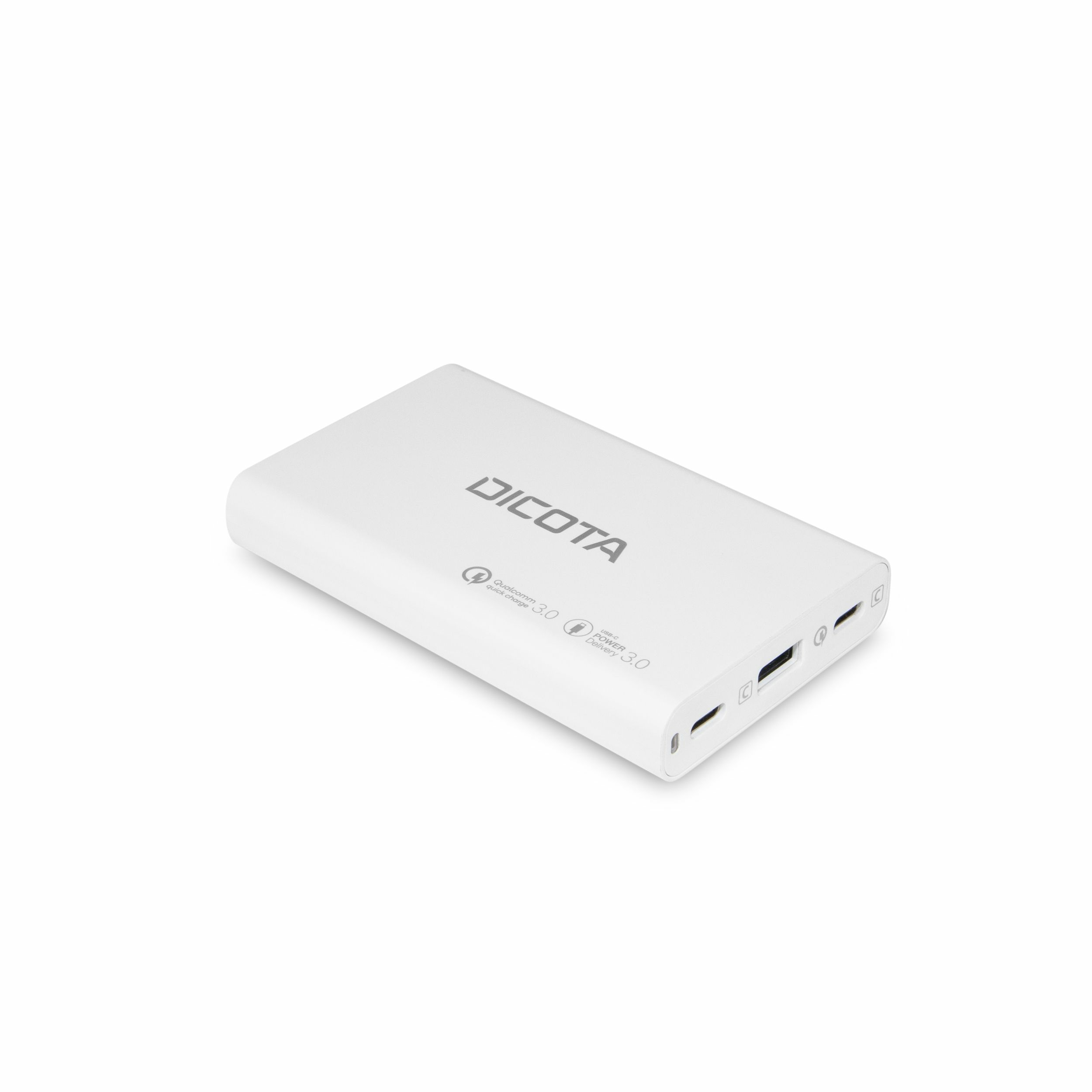 Dicota Netzteil - Universal - 65 Watt - PD 3.0, QC 4+ - 3 Ausgabeanschlussstellen (2 x USB-C, USB)