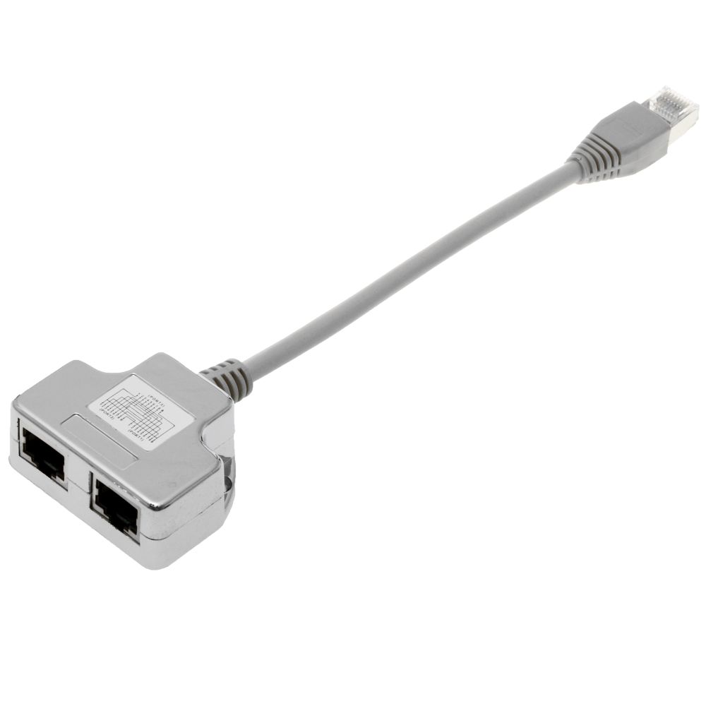 Ecolan T-Adapter 2 x 1:1, parallel, Cable-Sharing