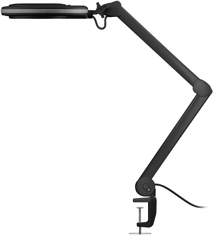 LED-Klemm-Lupenleuchte, 8 W, schwarz