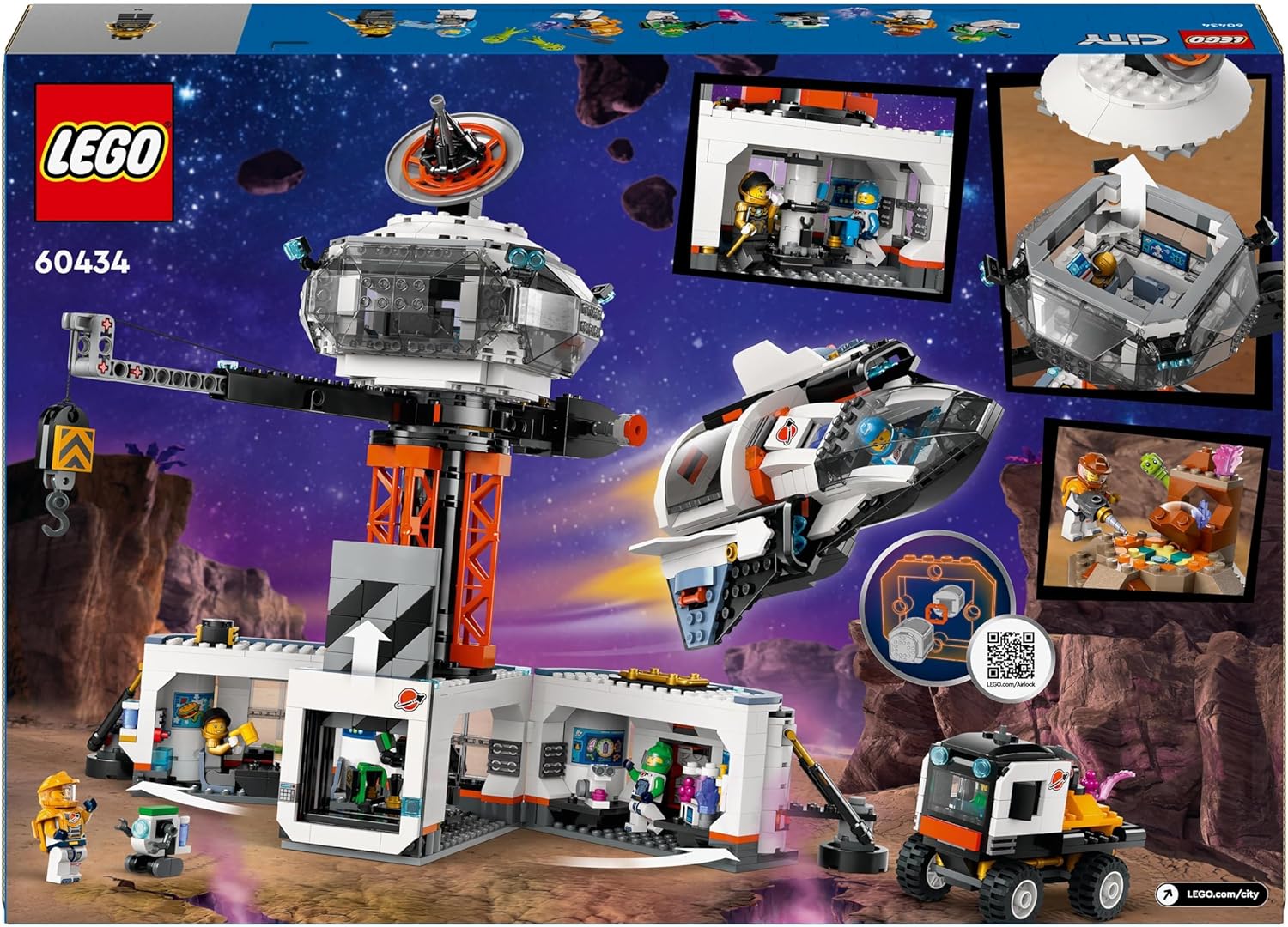 LEGO City Raumbasis mit Startrampe 60434 LEGO City Raumbasis mit Startrampe 60434