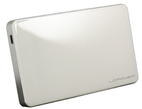 LC-Power LC-25U3W-Elektra - 2.5 Zoll - SATA - Serial ATA II - 5 Gbit/s - Aluminium - Weiß