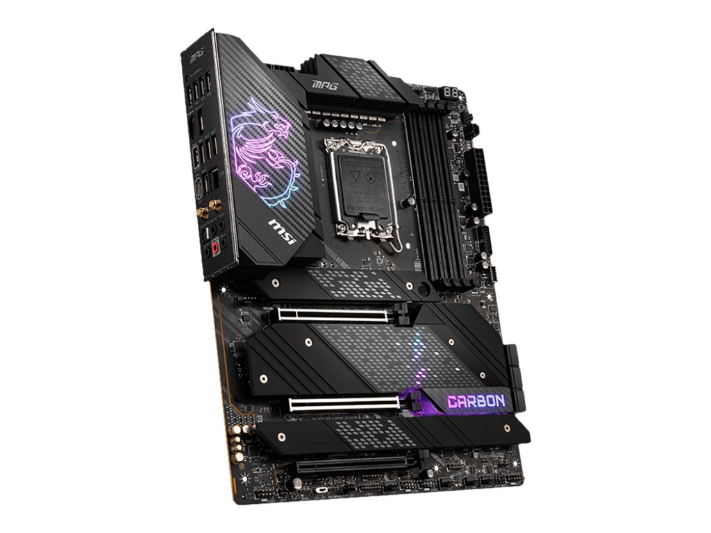 MSI MPG Z690 CARBON WIFI - Motherboard - ATX - LGA1700-Sockel - Z690 Chipsatz - USB-C Gen2, USB 3.2 Gen 1, USB 3.2 Gen 2, USB-C Gen 2x2 - 2.5 Gigabit LAN, Wi-Fi, Bluetooth - Onboard-Grafik (CPU erforderlich)