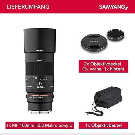 Samyang MF 2,8/100 Makro Sony E Samyang MF 2,8/100 Makro Sony E