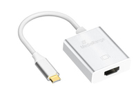 MediaRange MRCS194 USB-Grafikadapter 4096 x 3112 Pixel Silber