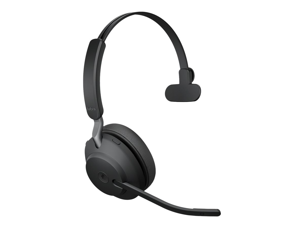 Jabra Headset Evolve2 65 MS Mono, inkl. Link 380a & Ladesta.