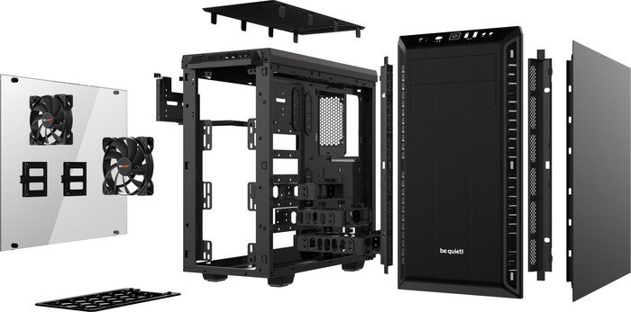 be quiet! Pure Base 600 Window Midi Tower Schwarz be quiet! Pure Base 600 Window Midi Tower Schwarz