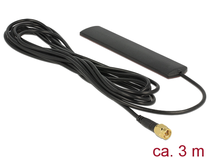 DeLOCK 88987 Netzwerk-Antenne Omnidirektionale Antenne SMA 3 dBi