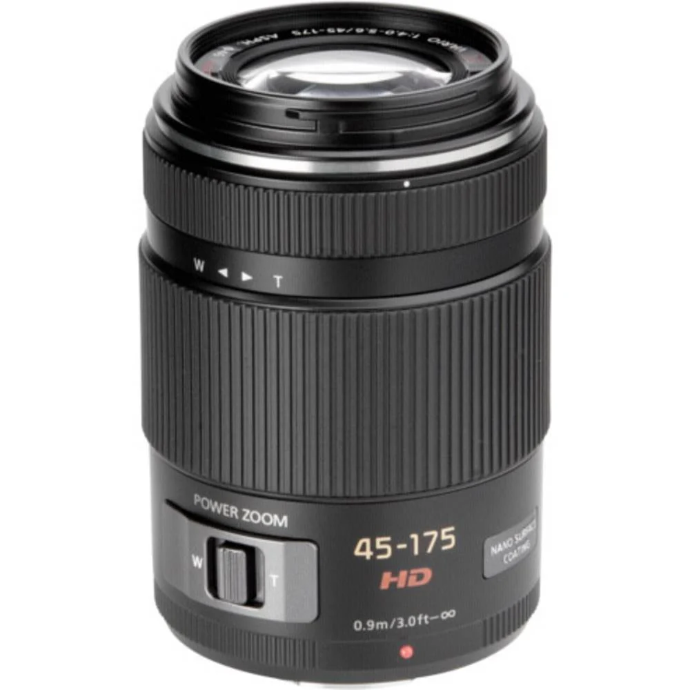 Panasonic Lumix 4-5,6/45-175 mm G X Vario PZ schwarz Panasonic Lumix 4-5,6/45-175 mm G X Vario PZ schwarz
