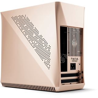 Fractal Design Era ITX - Midi Tower - PC - Aluminium - Stahl - Gehärtetes Glas - Gold - ITX - 12 cm