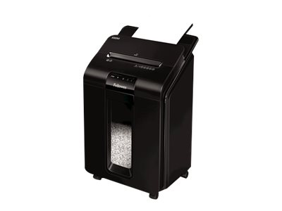 Fellowes AutoMax 100M Aktenvernichter Partikelschnitt-Zerkleinerung 22 cm Schwarz