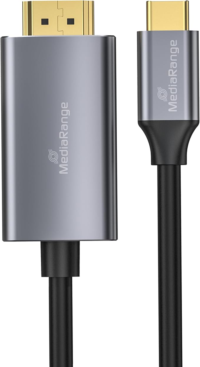 MEDIARANGE USB-C 3.2 Gen. auf HDMI Video-Adapterkabel 1.8m - Digital/Daten - Digital/Display/Video