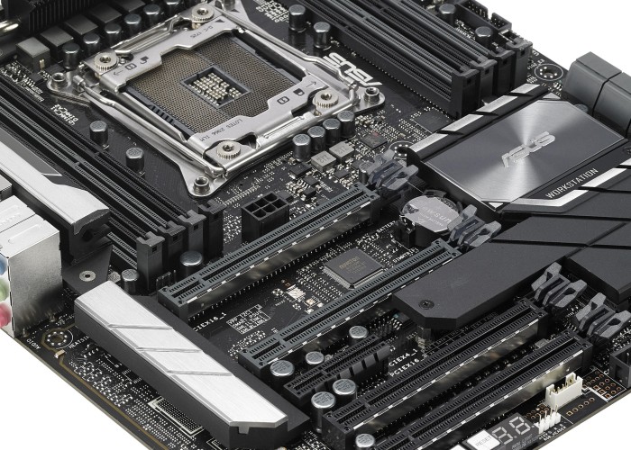 ASUS WS X299 PRO - Motherboard - ATX - LGA2066 Socket - X299 - USB 3.1 Gen 1, USB-C Gen2, USB 3.1 Gen 2 - 2 x Gigabit LAN - HD Audio (8-Kanal) ASUS WS X299 PRO - Motherboard - ATX - LGA2066 Socket - X299 - USB 3.1 Gen 1, USB-C Gen2, USB 3.1 Gen 2 - 2 x Gigabit LAN - HD Audio (8-Kanal)