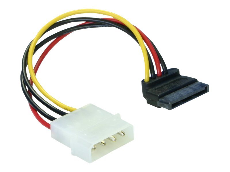 DeLOCK Cable Power SATA HDD > 4pin male – angled Mehrfarbig 0,15 m