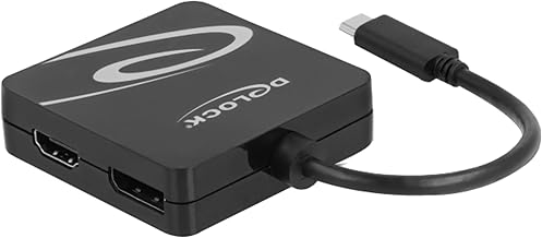 DeLOCK USB Type-C Adapter für einen VGA, DVI, HDMI oder DisplayPort Monitor