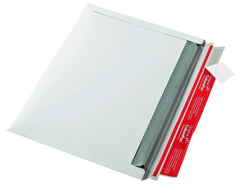 Vollpapp-Versandtasche, Quer, weiß, 227x160x bis 30mm