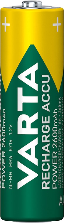 Varta Akku 2 x Mignon 2,6 Ah Blister Varta Akku 2 x Mignon 2,6 Ah Blister