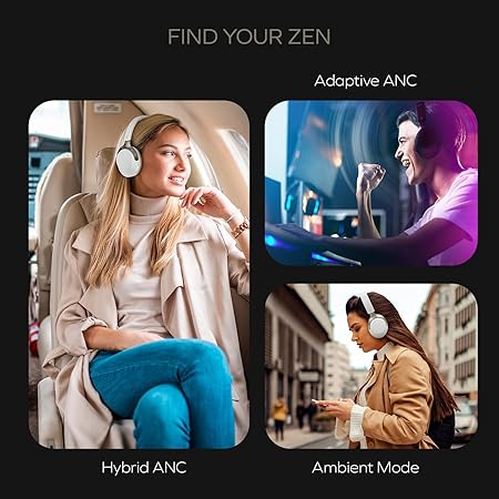 Creative Headset Zen Hybrid SXFI Over-Ear,Bluetooth5.3 grau