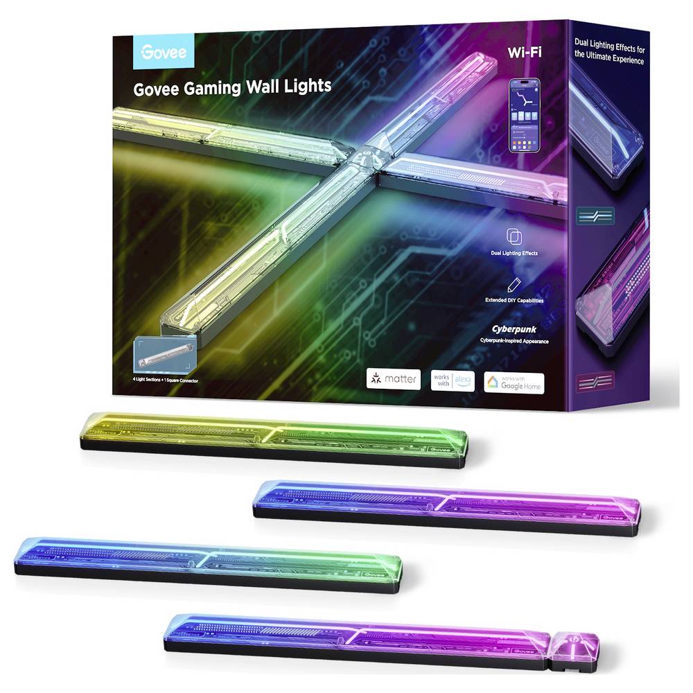Govee RGBIC Gaming Wall Light (4+1)