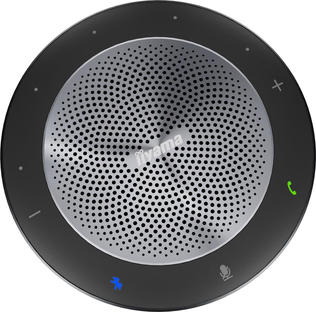 iiyama UC SPK01L Bluetooth Konferenzlautsprecher Schwarz, Grau 4.2+EDR