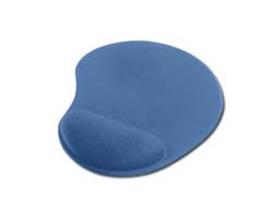 Ednet Gel Mauspad, blau