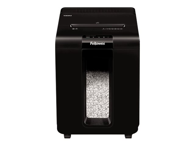 Fellowes AutoMax 100M Aktenvernichter Partikelschnitt-Zerkleinerung 22 cm Schwarz