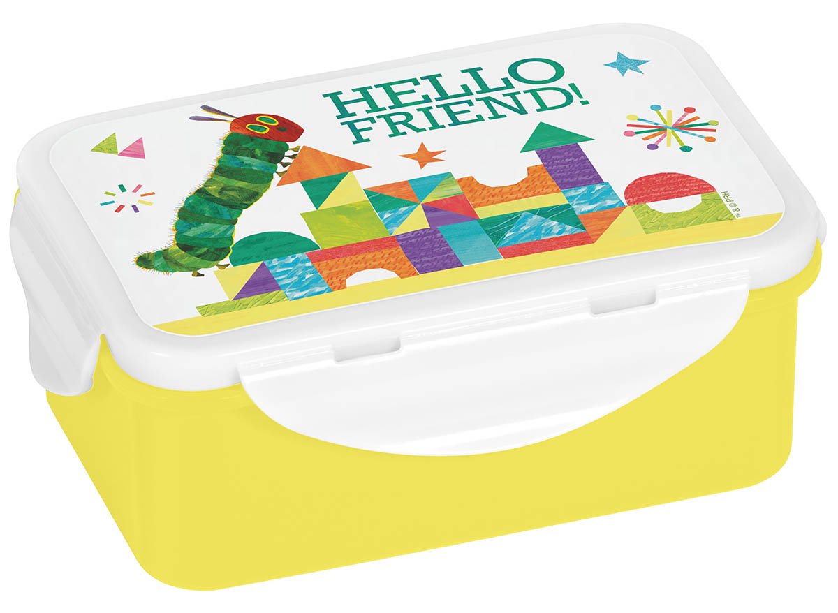 Raupe Nimmersatt "Hello Friend" - Brotdose 650ml Raupe Nimmersatt "Hello Friend" - Brotdose 650ml