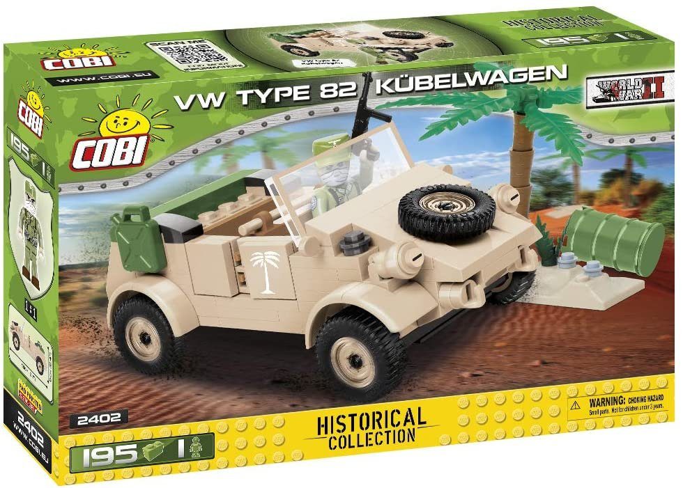 Cobi 2402 - Konstruktionsspielzeug - VW Type 82 Kubelwagen