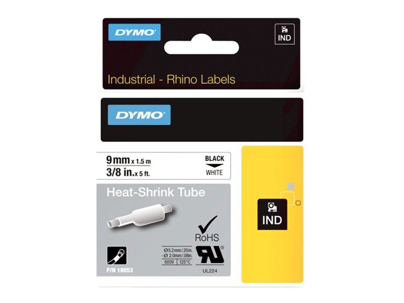 18053 DYMO ID1 9mm SCHRUMPFSCHLAUCH