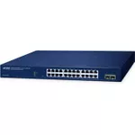 PLANET 24-Port 10/100/1000T + 2-Port Managed L2 Gigabit Ethernet (10/100/1000) Blau