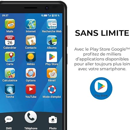 Ordissimo LeNuméro2 mini  5.45" 4G Quad-Core 32GB Dual-Sim