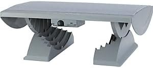 MAUL ergonomische Füßstütze Pro beheizt 45x39cm grau