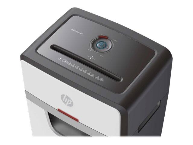 HP OneShred 24CC Aktenvernichter Partikelschnitt-Zerkleinerung 65 dB 22 cm Weiß, Schwarz HP OneShred 24CC Aktenvernichter Partikelschnitt-Zerkleinerung 65 dB 22 cm Weiß, Schwarz
